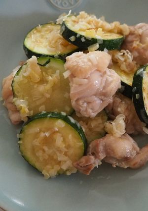 鶏肉とズッキーニのねぎ塩炒め-レシピのメイン写真