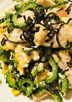 野菜ミックス＋の鶏肉ゴーヤーチャンプル-レシピのメイン写真