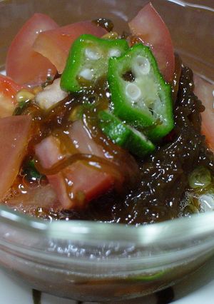 もずくとトマトの酢の物-レシピのメイン写真
