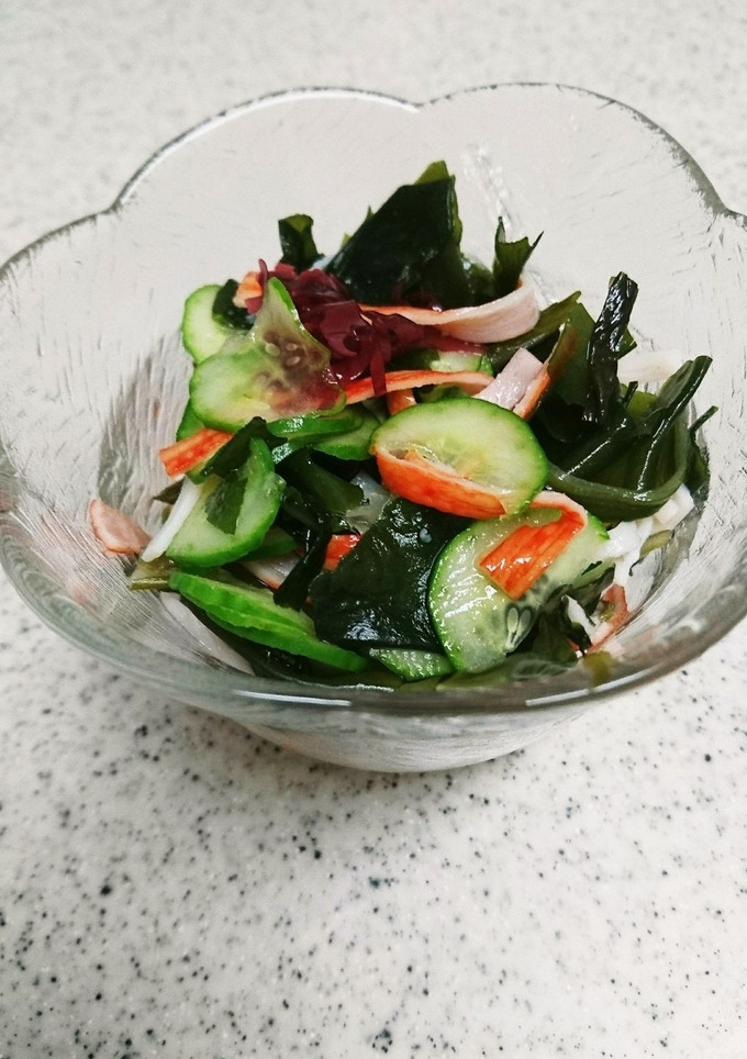 かにかまとわかめのまろやか酢の物-レシピのメイン写真
