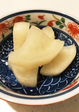 ぬか漬け大根で甘いたくあん(白)-レシピのメイン写真