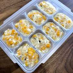 รูปของ 離乳食中期〜ささみ野菜あん〜