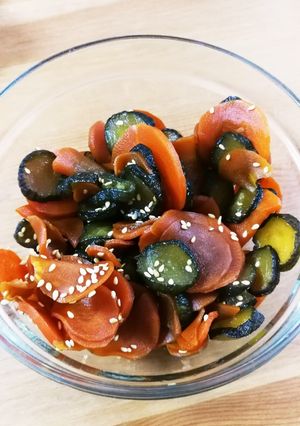 簡単・少量消費 きゅうりとにんじんの佃煮-レシピのメイン写真