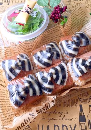わしたポーク缶でおにぎり弁当 簡単-レシピのメイン写真