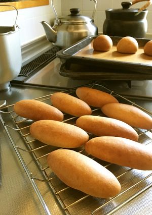 60分で♪レンジ発酵＊きな粉チョコパン-レシピのメイン写真