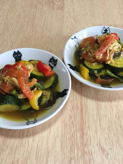 野菜とツナ缶の焼き浸し(麺つゆカレー)-レシピのメイン写真