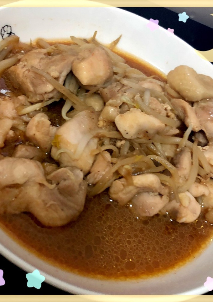 ❁鶏肉ともやしの甘辛炒め❁-レシピのメイン写真