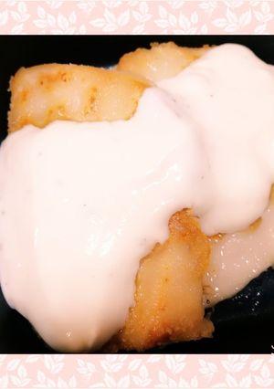 カジキマグロのヨーグルトソースがけ♪-レシピのメイン写真