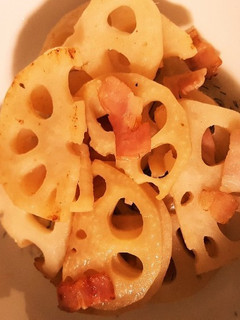 幼児食★簡単一品♪蓮根とベーコン炒め-レシピのメイン写真