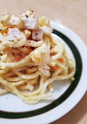 ぷちぷち美味しいマヨスパサラ-レシピのメイン写真