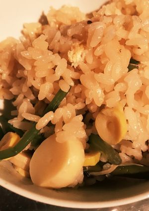 簡単山菜炊き込みご飯-レシピのメイン写真