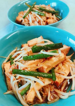 ご飯が進む！もやしとニンニクの芽の炒め物-レシピのメイン写真