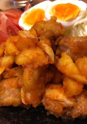 給食☆鶏肉とジャガイモのケチャップ和え-レシピのメイン写真