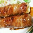 ちくわとチーズの豚ばら巻き