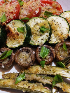 夏野菜の香草パン粉焼き-レシピのメイン写真