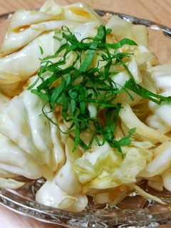 キャベツ青じそ☆芯が旨い☆材料2つ☆-レシピのメイン写真