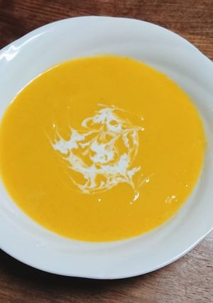 圧力鍋で、ひょうたんかぼちゃスープ-レシピのメイン写真