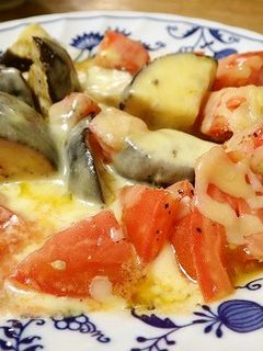 トマトとナスのとろとろチーズ-レシピのメイン写真
