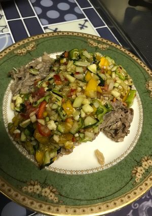 夏野菜たっぶりさっぱり豚炒め-レシピのメイン写真