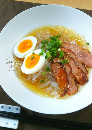 満腹ヘルシー★白滝麺の冷やし醤油ラーメン-レシピのメイン写真