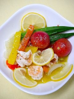 簡単!セビーチェ☆魚介野菜のレモンマリネ-レシピのメイン写真