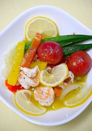 簡単！セビーチェ☆魚介野菜のレモンマリネ-レシピのメイン写真