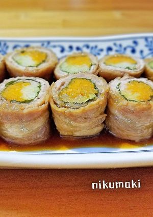 野菜の肉巻き＊ブロッコリーの茎利用-レシピのメイン写真