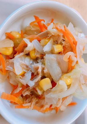 子どもも食べやすい★　ツナサラダ-レシピのメイン写真