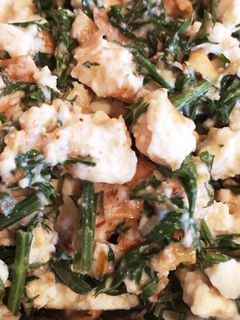 栄養満点♡簡単!人参の葉マヨ白和え♡-レシピのメイン写真