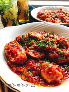 簡単!鶏肉のトマト煮カチャトーラ(動画有-レシピのメイン写真