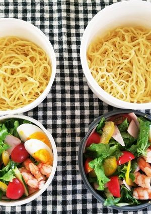暑い日に‼ラーメンサラダ弁当✨-レシピのメイン写真