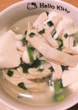 朝食に！包丁使わず簡単サムゲタン風雑炊！-レシピのメイン写真