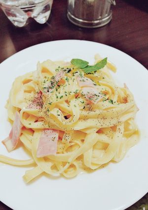 ひとてま『本格カルボナーラ』-レシピのメイン写真