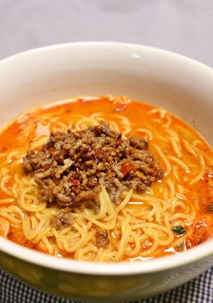 インスタントプラス、しっかり坦々麺-レシピのメイン写真