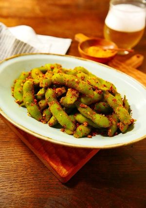 ビールのつまみに♪ピリ辛！スパイシー枝豆-レシピのメイン写真