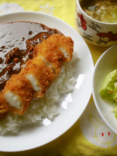 いカツ・いカレーライス(イカフライカレー-レシピのメイン写真
