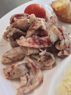夏のお弁当に★茹で豚肉の梅肉和え-レシピのメイン写真