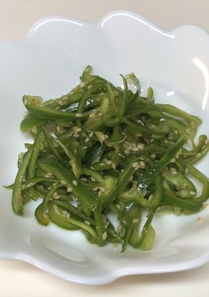 シャキシャキ！色鮮やかな無限ピーマン-レシピのメイン写真