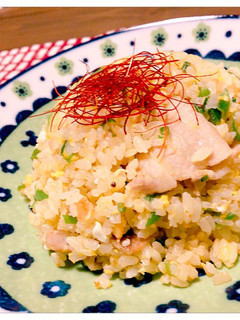 ねぎ塩豚バラチャーハン-レシピのメイン写真