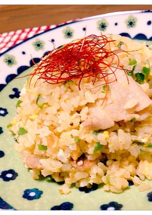 ねぎ塩豚バラチャーハン-レシピのメイン写真
