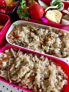 きんぴらごぼうの炊き込みご飯-レシピのメイン写真