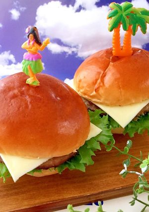 手作りバーガー チーズバーガー-レシピのメイン写真