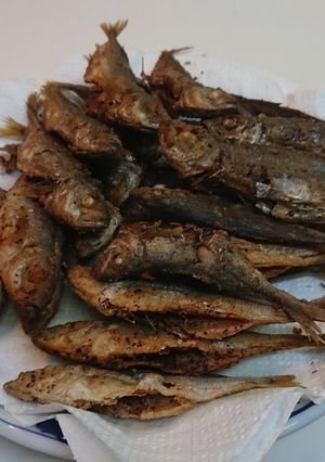 海苔塩味の豆あじの唐揚げ-レシピのメイン写真
