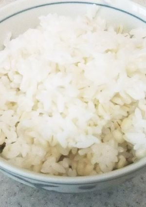 かま焚き炊飯♪もち麦入り-レシピのメイン写真