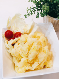 たくあんでポテトサラダ-レシピのメイン写真