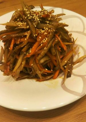 ピリッと濃いめカレーきんぴら♪-レシピのメイン写真