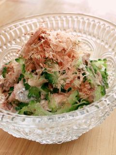 *サバ缶とゴーヤの和え物*-レシピのメイン写真
