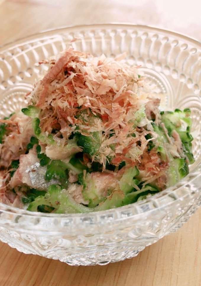*サバ缶とゴーヤの和え物*-レシピのメイン写真