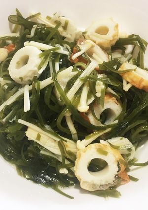 さっぱり一品！切り昆布と竹輪の酢の物＊-レシピのメイン写真