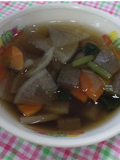 根菜のすまし汁 ★宇都宮学校給食-レシピのメイン写真
